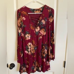 Perfect fall floral dress